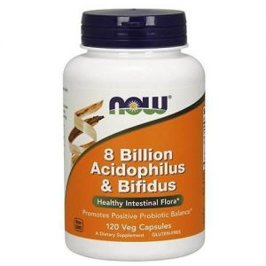 NOW  Acidophilus & Bifidus 8 Billion - 60veg caps PL